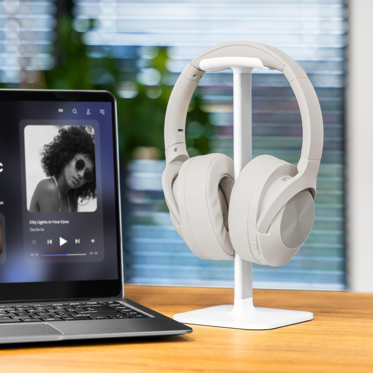 Kr&uuml;ger&Matz Wireless Earphones F2 Foldable Design KM0672-G Grey image number 4