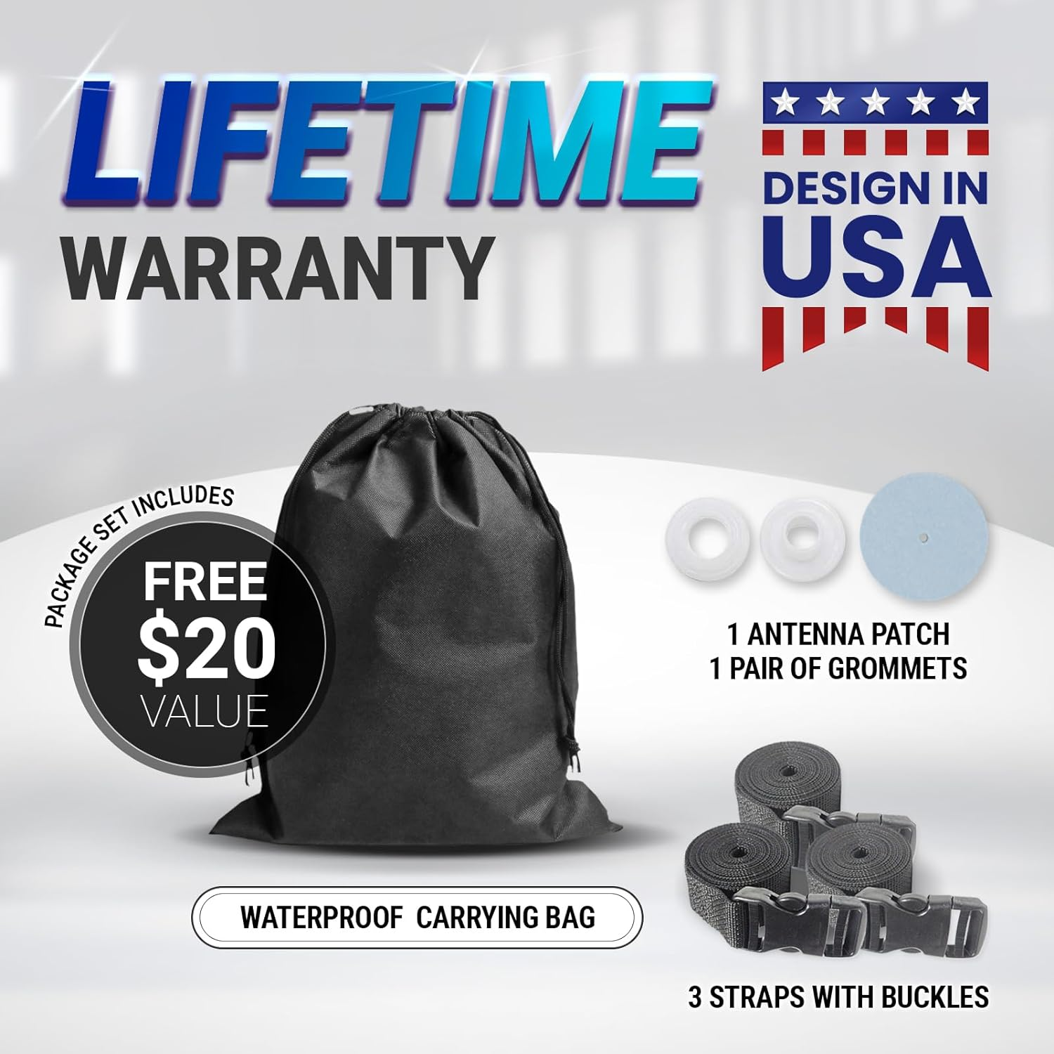 Icarcover Premium Car Cover for 1989-2005 Mazda Miata MX-5 Heavy Duty Waterproof All-Weather Automobiles Custom Fit Indoor Outdoor UV Snow Protection Covers with Straps and Bag image number 6