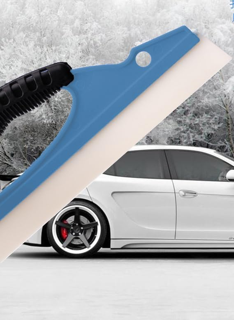 Water Blade Silicone Drying Blade Car Window Wiper Wash Clean Water Dry Cleaner Helpful Good Grips Auto Water Blade, Water Wiper Car Dryer, Shower Squeegee (Style 1, One Size) image number 5