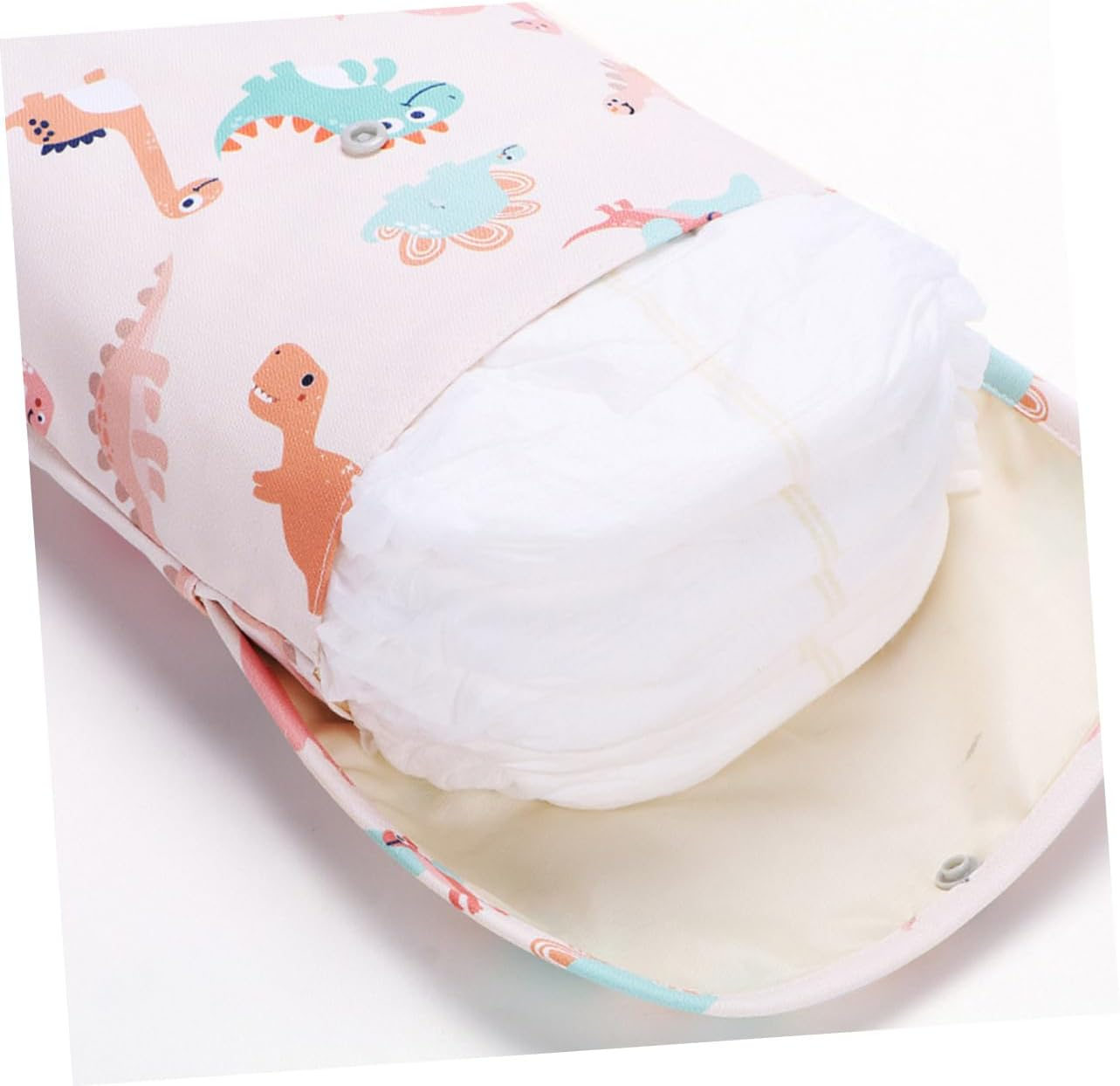 Multi-Functional Diaper Nappy Bin for Organizing Nappies Supply Storage Comfortable Handle Design image number 3