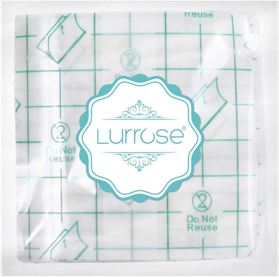 Lurrose 100Pcs Makeup Hand Palette, Makeup Mixing Palette Single Use Adhesive Palettes Disposable Makeup Mixing Tray for Makeup Artist image number 5
