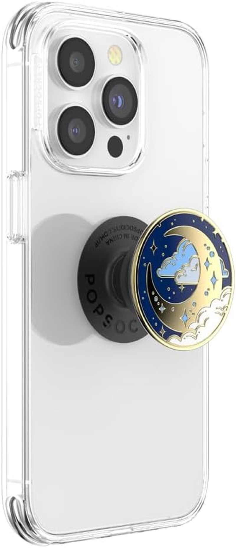 POPSOCKETS Pop Grip Holder for Phone & Tablet (Genuine) - Enamel Fly Me to the Moon image number 1
