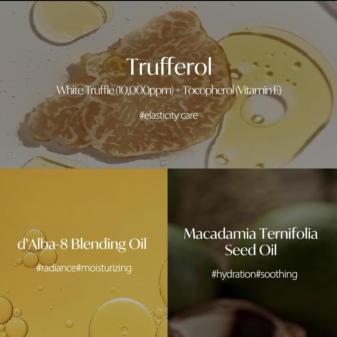 D'Alba Organic Advanced Oil, 100% Vegan Plant-Based Ingredients, Hydrating Korean Skin Care (17Ml) image number 2