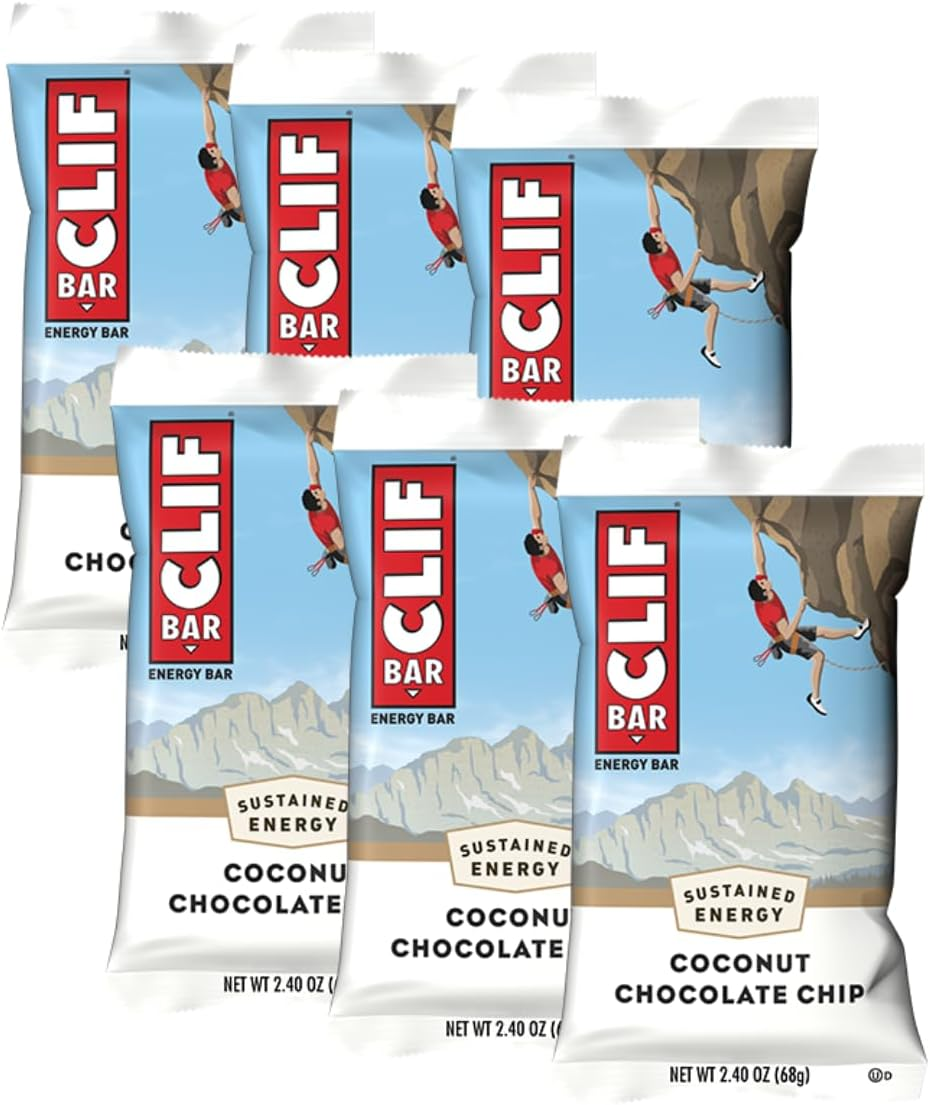 Clif Bar - Energy Bars - Pack of 6 (Pack of 6, Blueberry Crisp)