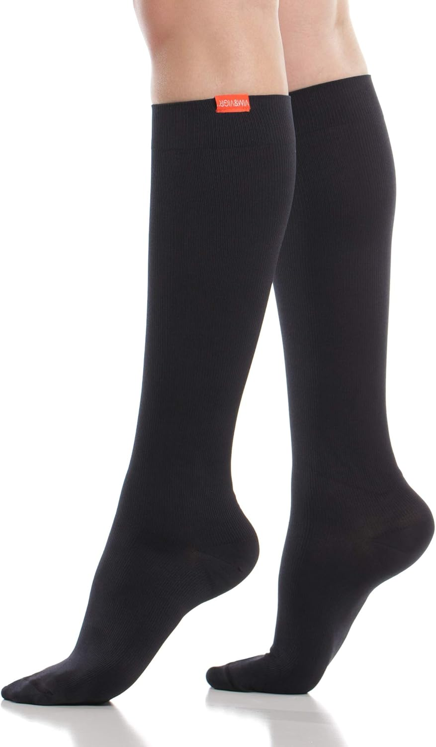 VIM & VIGR 30-40 Mmhg Medical Grade Compression Socks for Women & Men