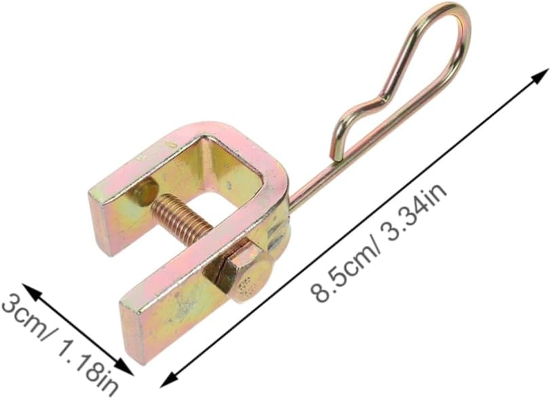 CHILDWEET 10Pcs Tire Valve Extension Clip Dual Inflation Tube Extenders Fasteners for Car Truck Automotive Suvs Tire Valve Extender Adapter Clips image number 4