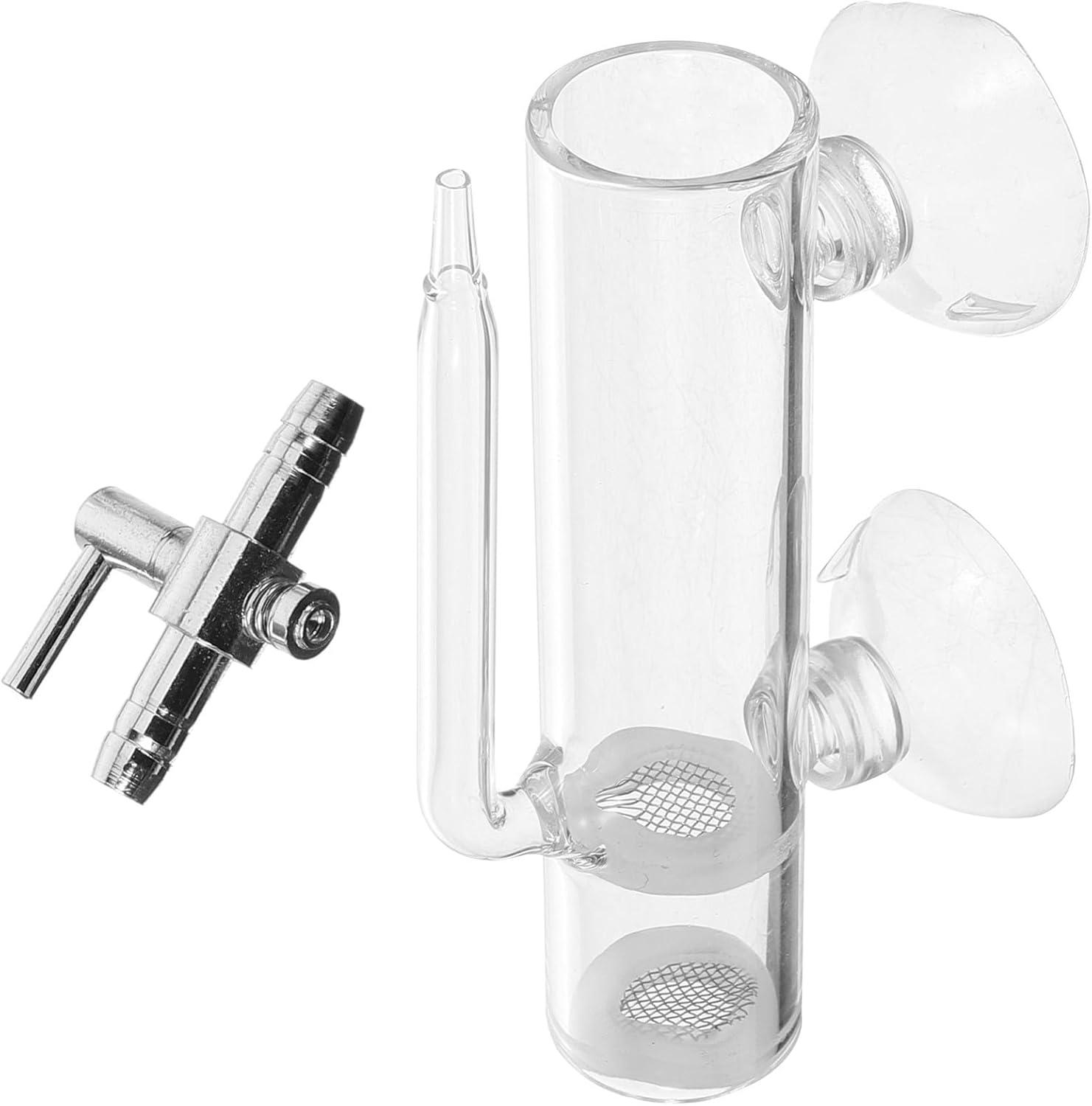 GLEAVI Fish Tank Shrimp Egg Incubator with Suction Cup, Glass Breeding Box for Aquarium Fish Rearing, Artemia Hatchery Container Suitable for Aquatic Pets and Shrimp Breeding image number 4