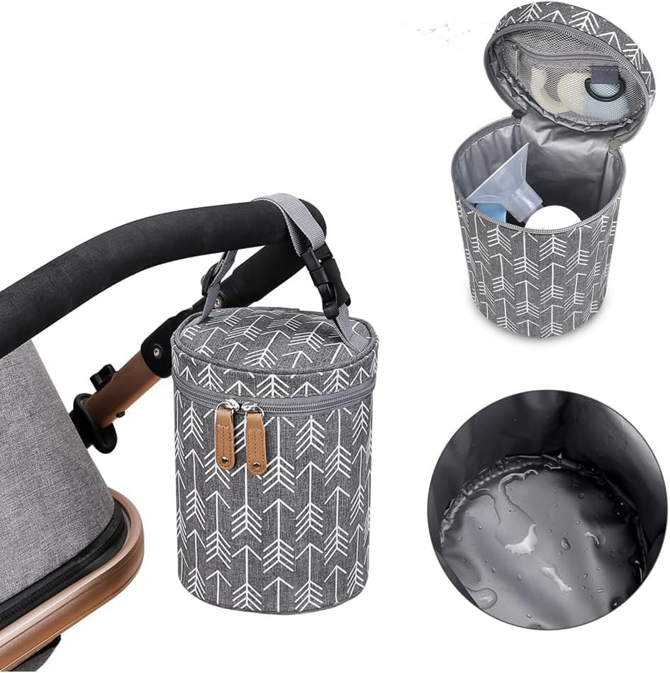 Milk Cooler Breast Milk Cooler Travel Tote Bag Breast Milk Storage Tote Bag Hanging Bottle Bags Are the Perfect Choice for Nursing Mothers in Day Care image number 5