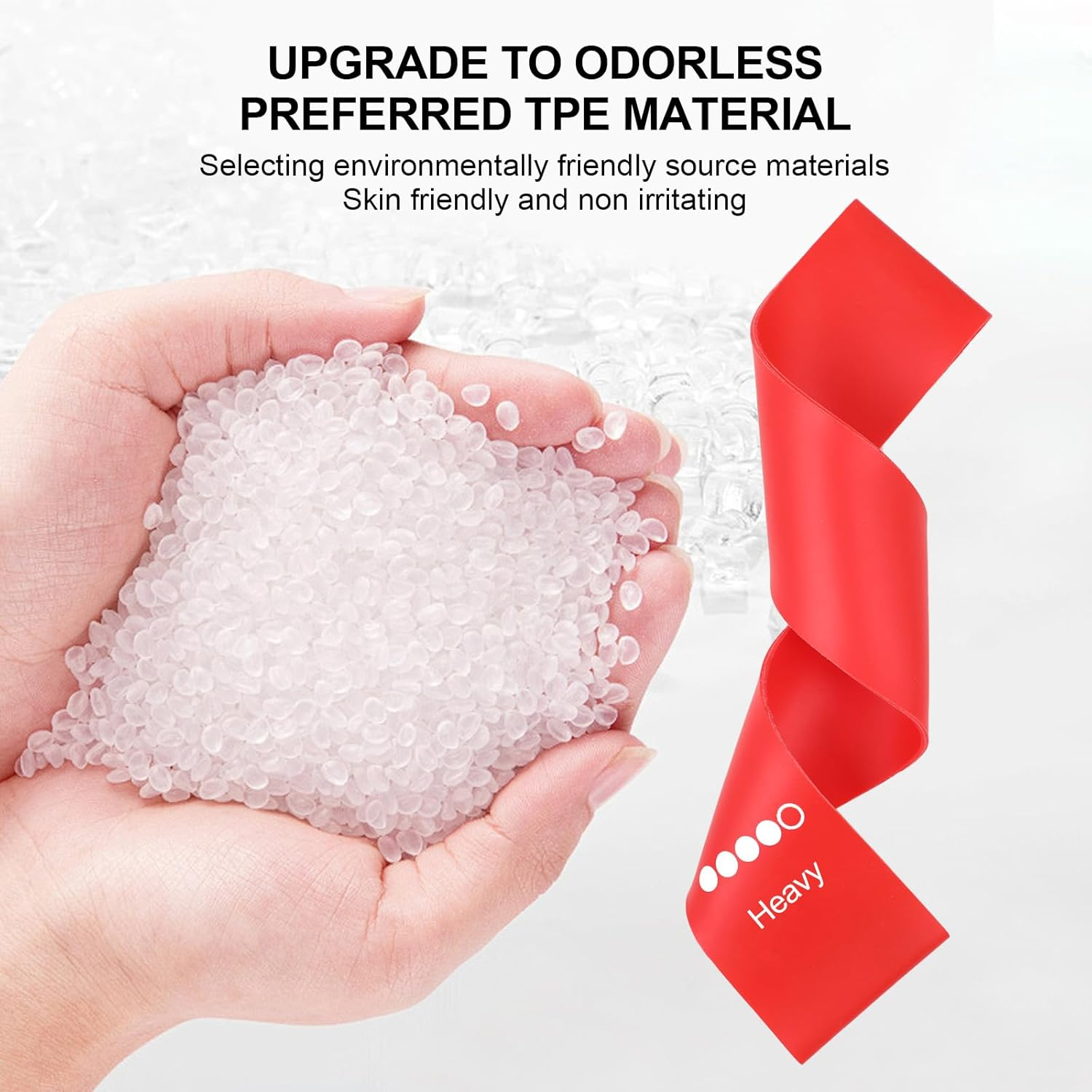 Elastic Bands for Bodybuilding &ndash; Elastic Bands &ndash; Fitness Bands &ndash; Includes Training Guide in English and Carry Bag &ndash; Ideal for Muscle Exercises and Yoga image number 5