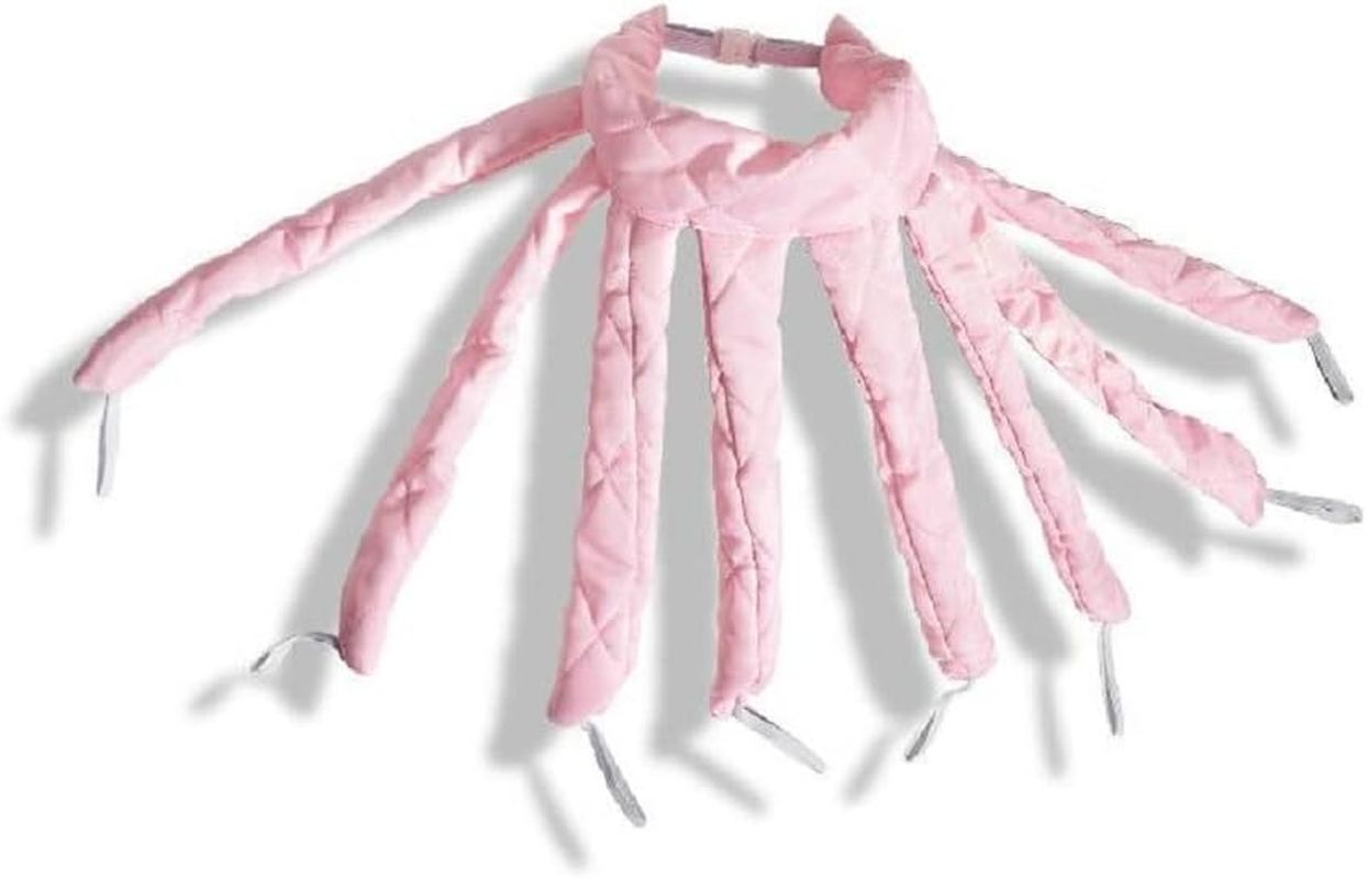 Namvo Octopus Heatless Curling Rod, Silk Heatless Hair Curlers Headband Wave Curls Lazy Curler for Women'S Long Medium Hair Curler Hair Styling Pink image number 1