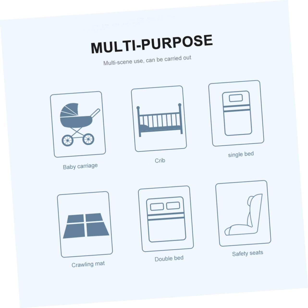 VICASKY Urinal Pad Portable Mattress Mattress Mattresses Mattress Toppers Waterproof Increased Cushion Urinal Mat Portable Urinal Pad Piss Mat image number 5