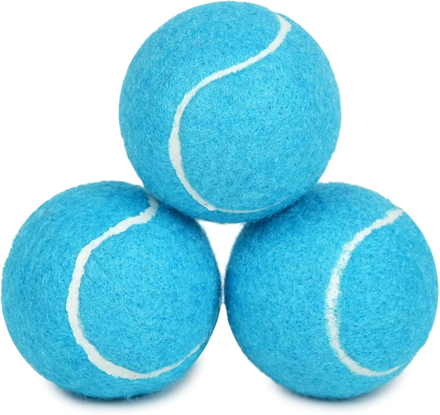 Prime Pets 2" Squeaky, High Bounce Dog Toy Balls, 4 Pack Multi-Color, Extra Small Dogs