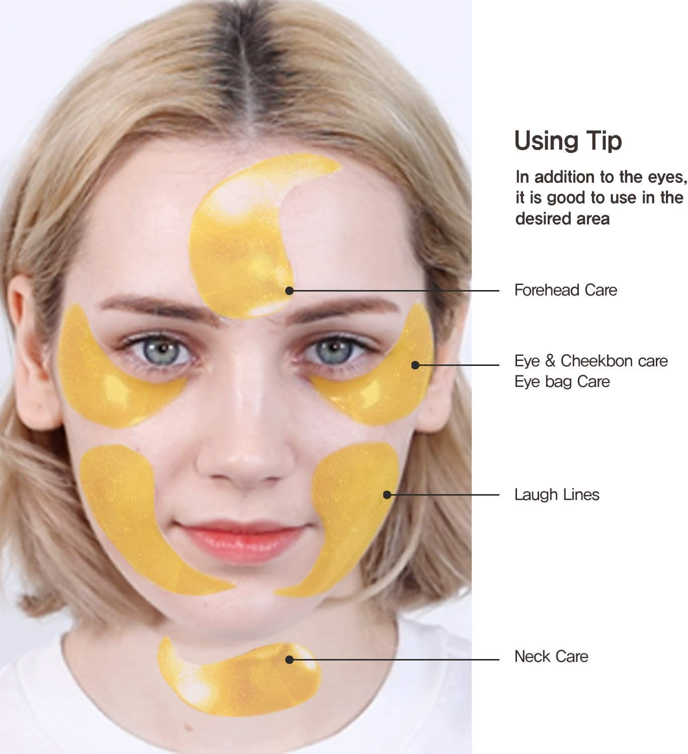 Mizon Multi Function Formula Snail Repair Intensive Gold Eye Gel 60 Patches image number 5