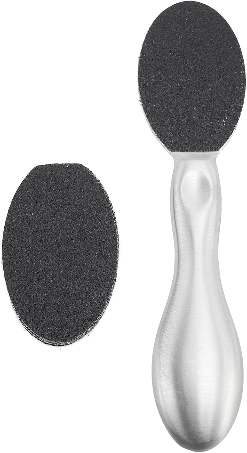 FOOT FILE CALLUS REMOVER SCRUBBER DOUBLE SIDED ERGONOMIC PEDICURE TOOL for HOME and PROFESSIONAL USE image number 3