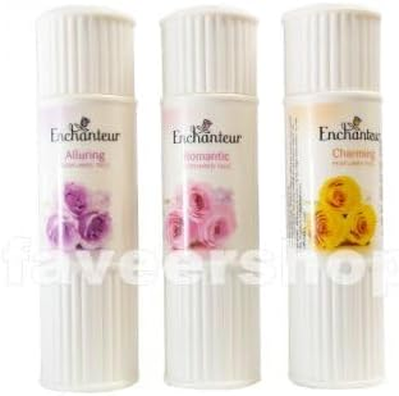 Enchanteur Alluring Talc 200G Perfumed Body Powder with Rose Iris Vanilla image number 1