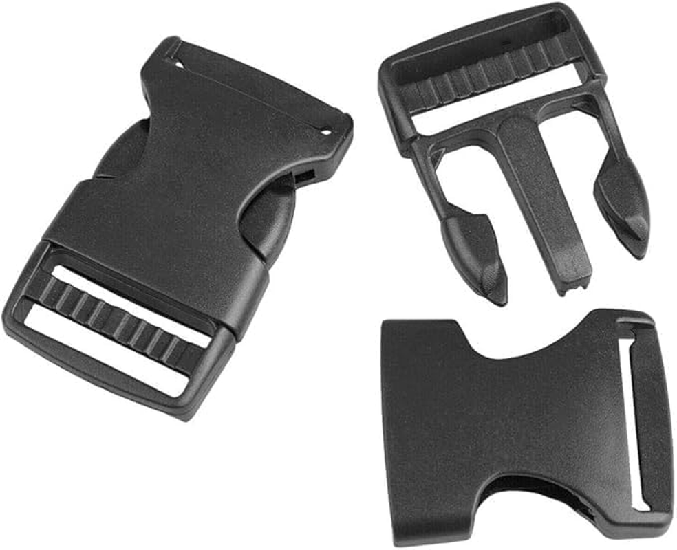 20 Pcs Plastic Quick Side Release Buckle Clip Adjustable Parachute Buckle Fit for 1Inch Webbing Straps for Bracelets Backpack Tactical Bag and Gear image number 6