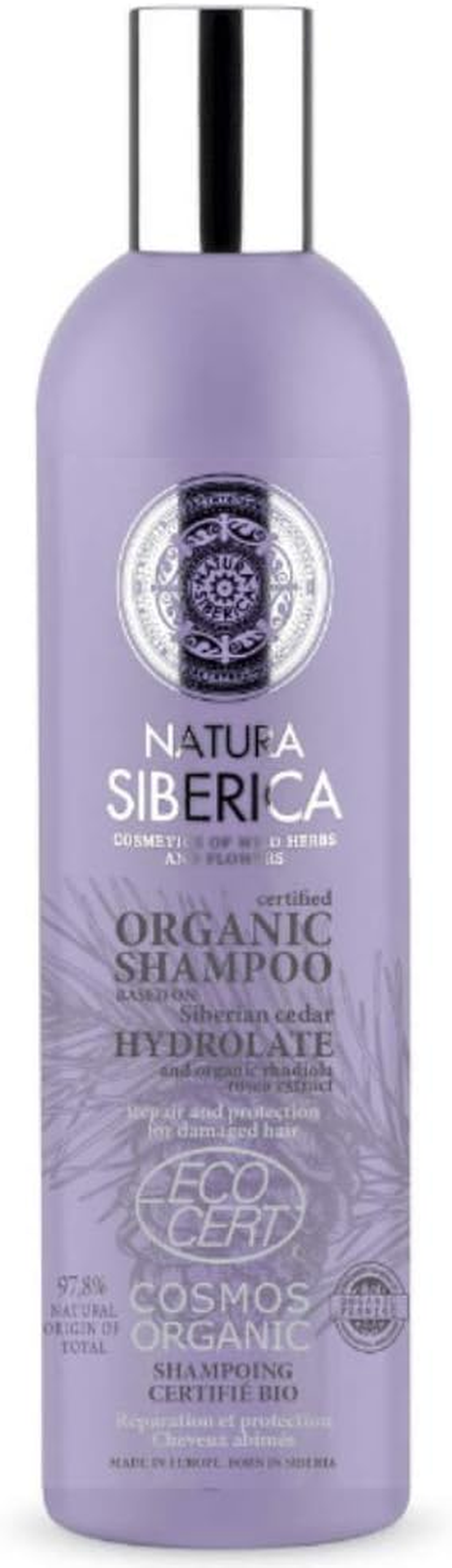 Natura Siberica Repair and Protection Shampoo for Damaged Hair, 400 Ml