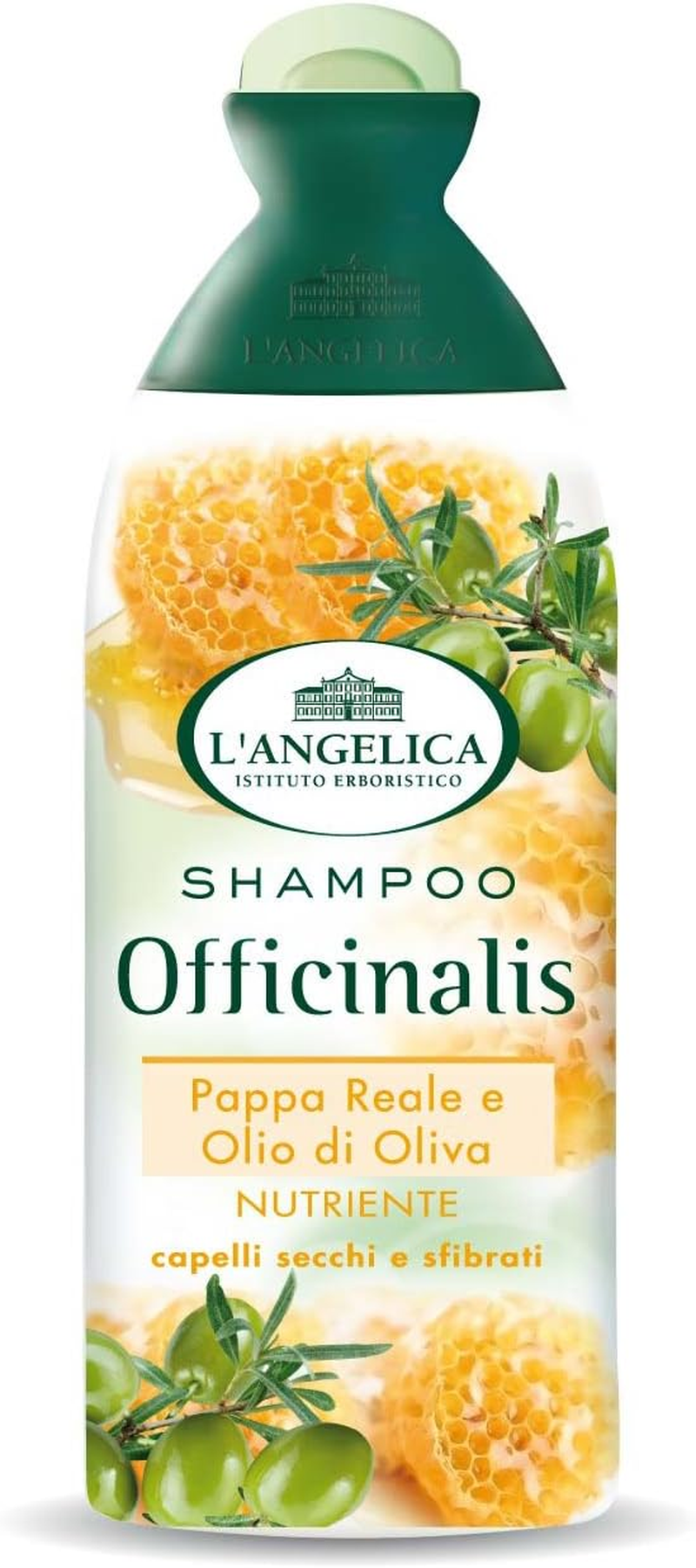 L'Angelica:"Officinalis" Nourishing Shampoo with Royal Jelly and Olive Oil * 250Ml - 8.45Fl.Oz * Pack of 2 [ Italian Import ] image number 5