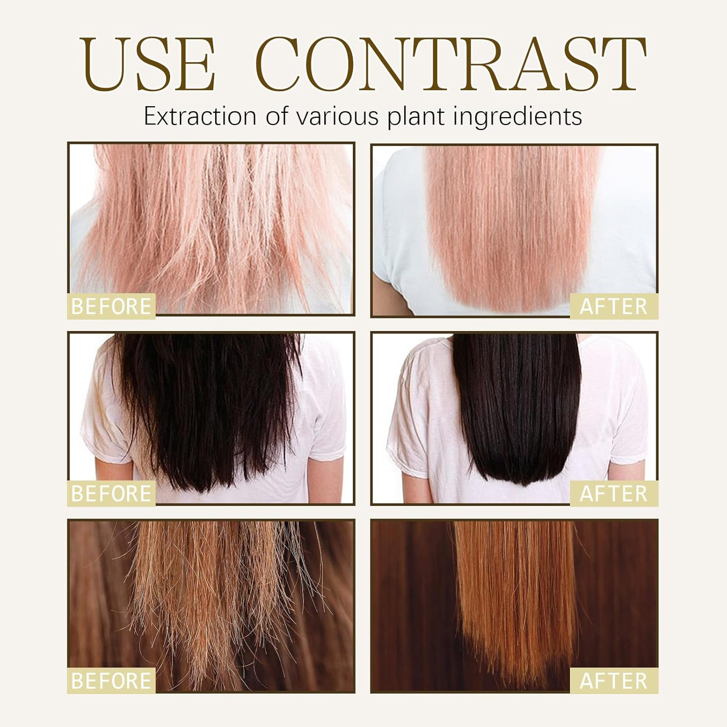 Batana Hair Oil for Dry Ends & Scalp Care - Nutrient-Rich Formula with Jojoba & Rosemary Oils, TGA Certified Frizz-Free Shine Enhancer (120G, 100% Raw, No Sulfates) image number 3