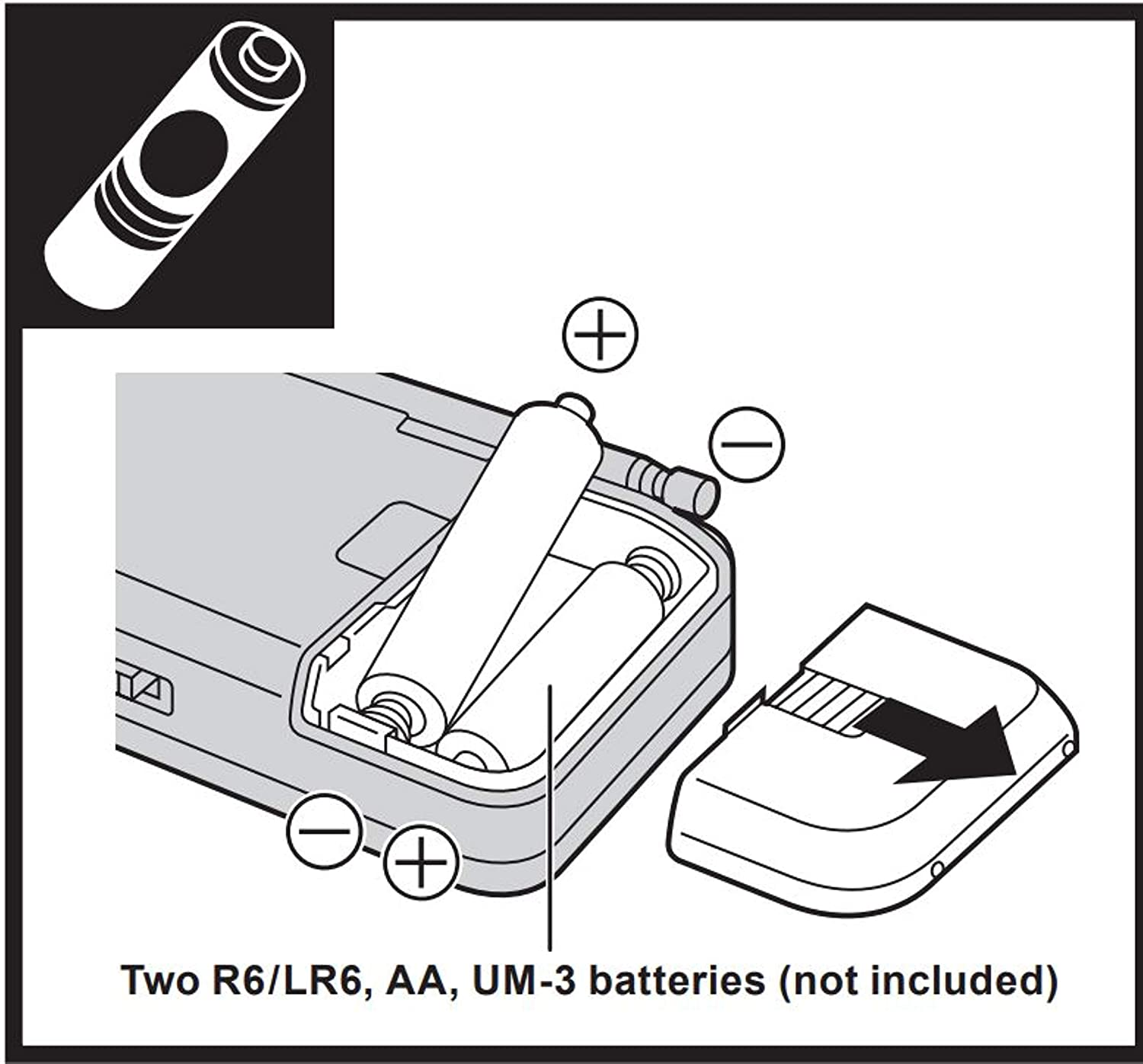Panasonic AM/FM Handheld Pocke Radio (RF-P50DGC-S) (Renewed) image number 2
