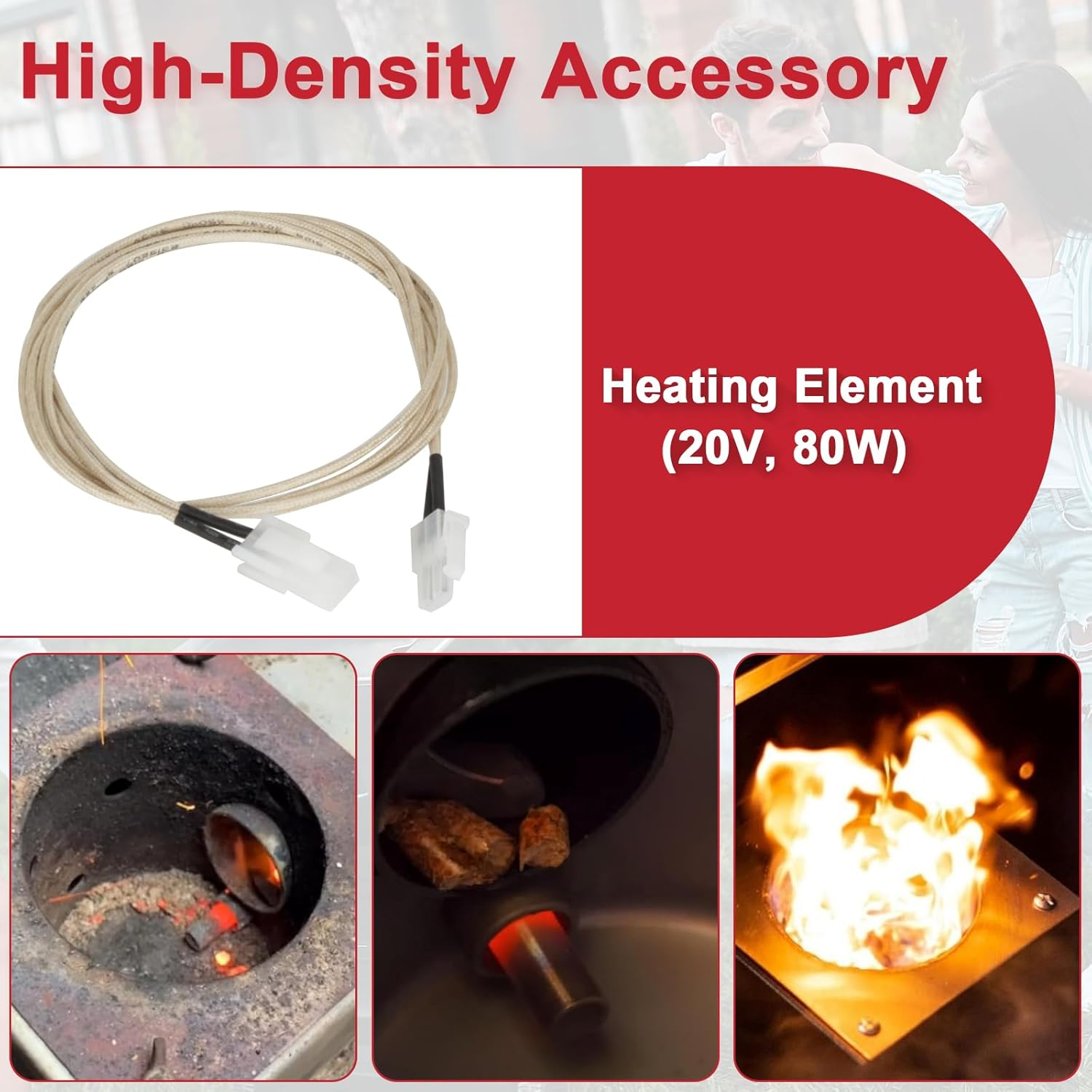 D2 Hot Rod Igniter for Traeger Pro 575 780 Ironwood 650 885, KIT0255 Hot Rod Igniter Kit Direct Drive & Wifire Technology for Traeger Wood Pellet Grills image number 4