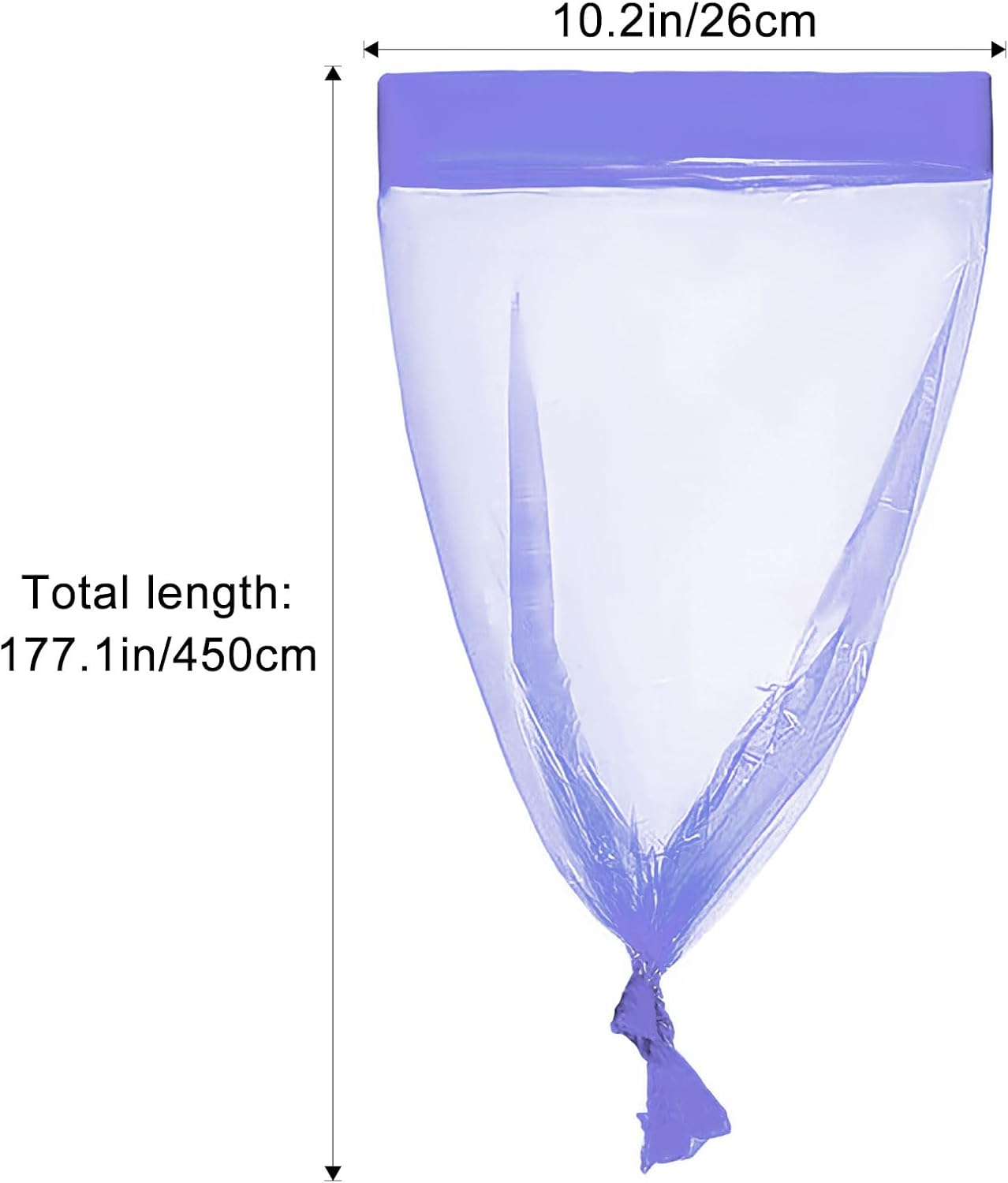 Ourleeme Cat Litter Refill Bags, 4.5 M Litter Genie Refill Bags, Pack of 10 Cat Litter Refill Containers Compatible with Your Genie Litter Refill Container (Without Cartridge) image number 1