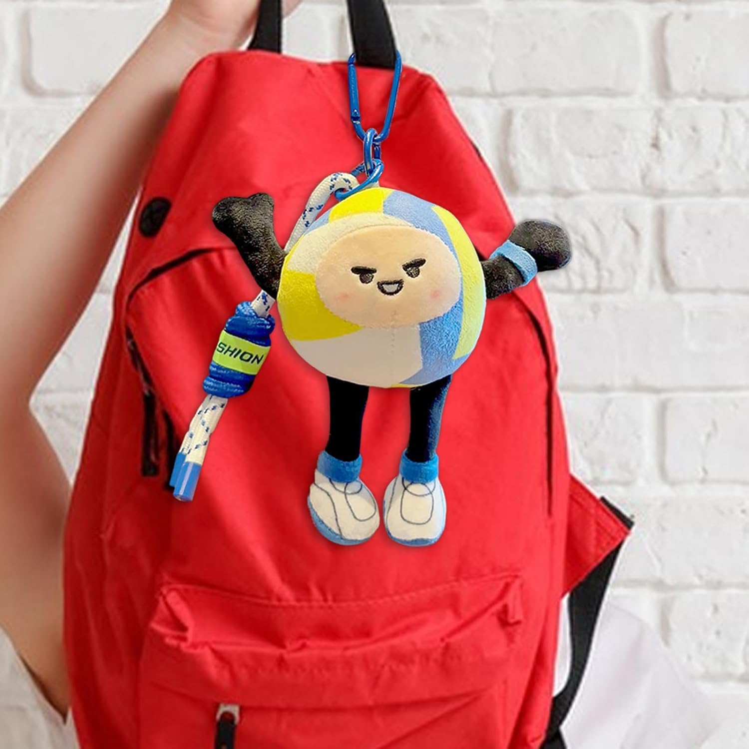 Plush Football Bunk - Soft Ball Key Ring, Cute Mini Keys | Sporty Pendant Toy for Football Lovers, Small Bag Accessory Bag, Gift Portable Keychain, Key Decoration