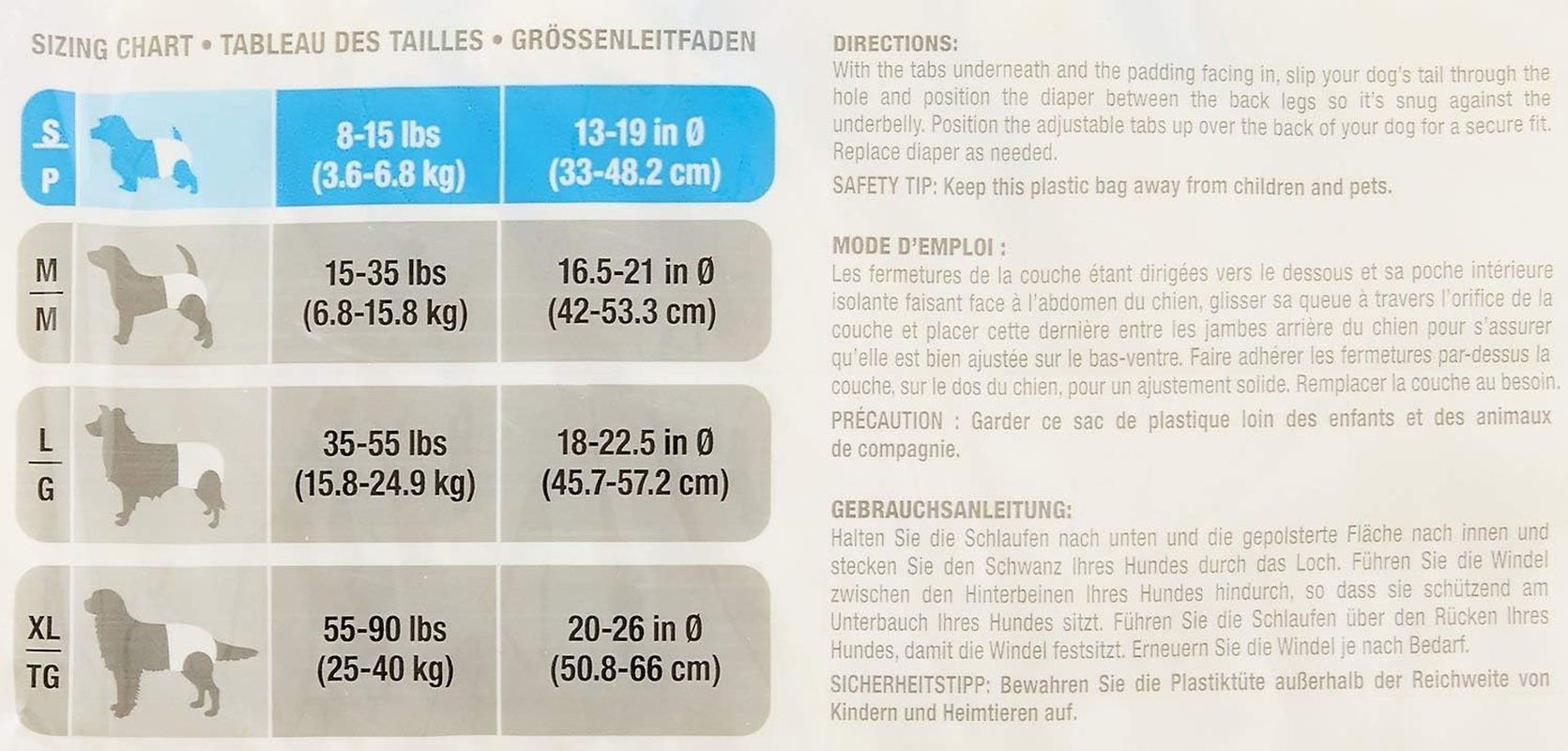 Dogit Clean Disposable Dog Diapers 24 Pack, 12 Count Small image number 5