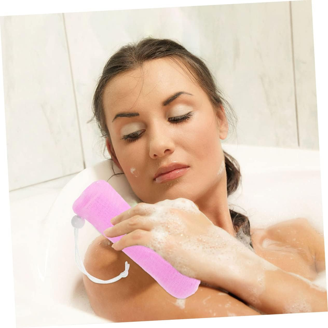 Ipetboom 15Pcs Foaming Soap Exfoliating Bath Soap Pouches Handmade Saver Random Color image number 3