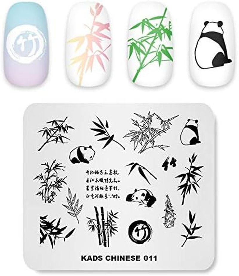 Alexnailart Nail Art Stamping Plate Chinese Style Summer Template Image Plate Nail Art Tools (CN013)