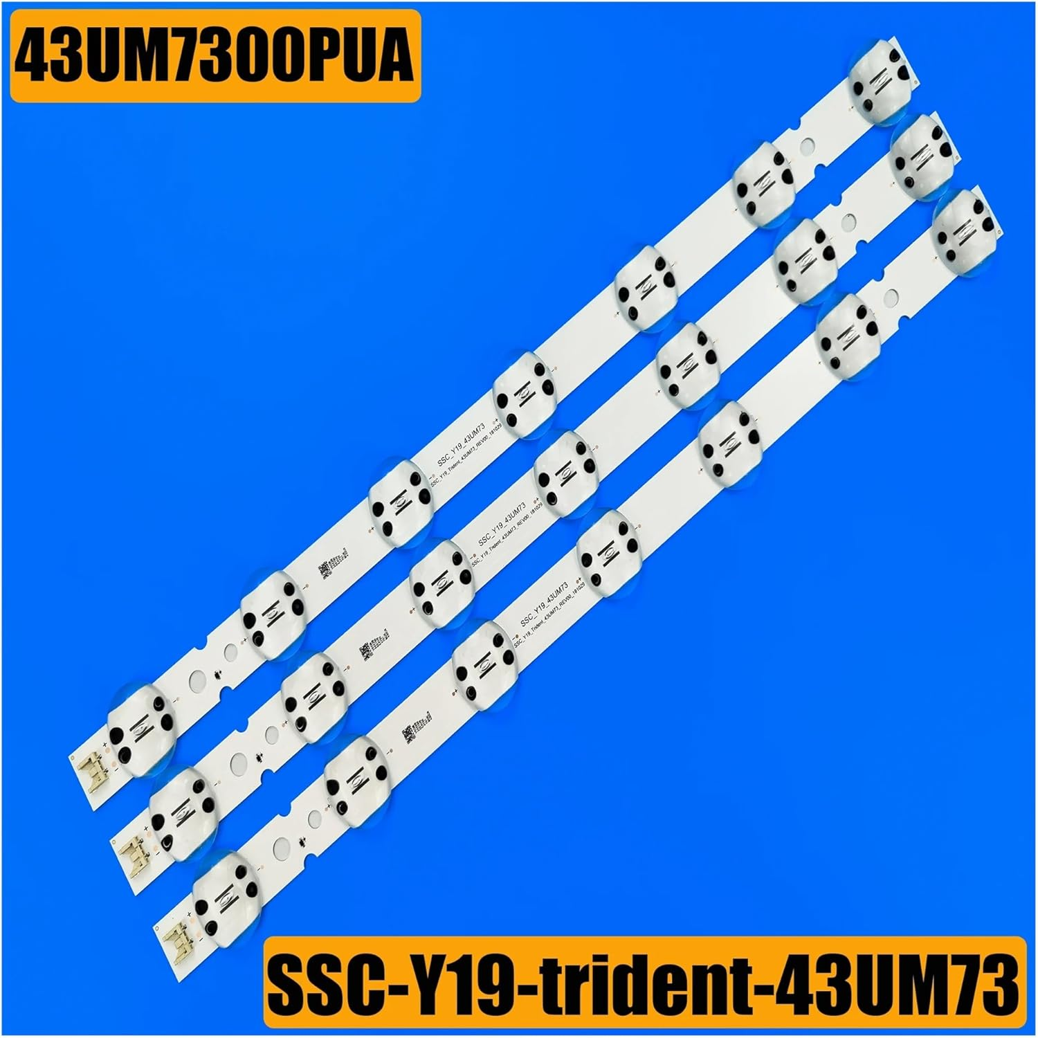 LED Backlight for 43Um751C0Sb 43UM4390PLC 43UM74006LB 43Um7500P 43UM7450PLA 43UM7390PLC 43UM7400PLB 43UM7300PSA SSC.Y19.43UM73 image number 2