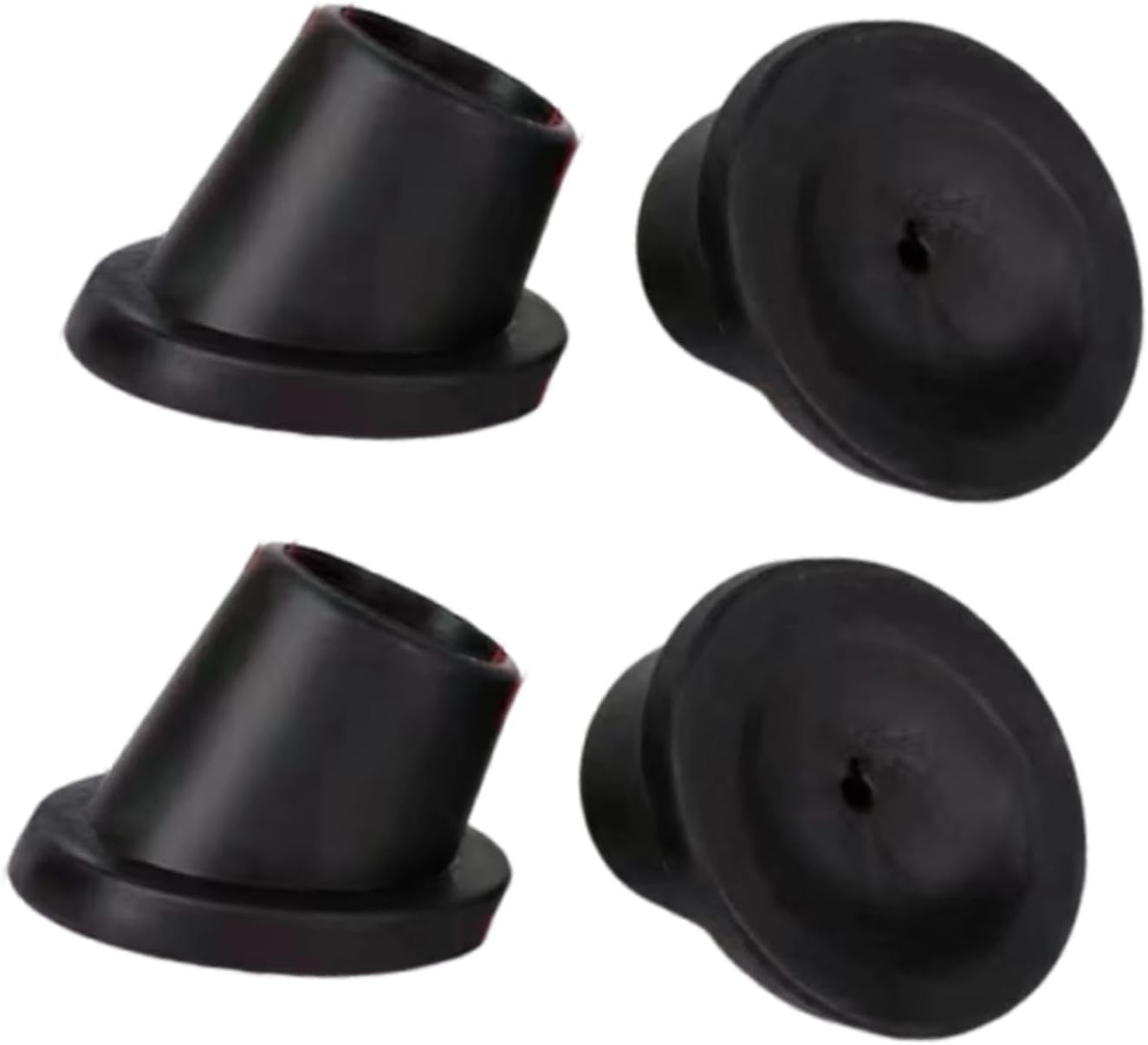 4X Replacement Feet Slope Rubber Feet Pads Convenient Non Slip Universal for Commode Chair Premium Heavy Duty Chair Leg Cap, 25Mm image number 6