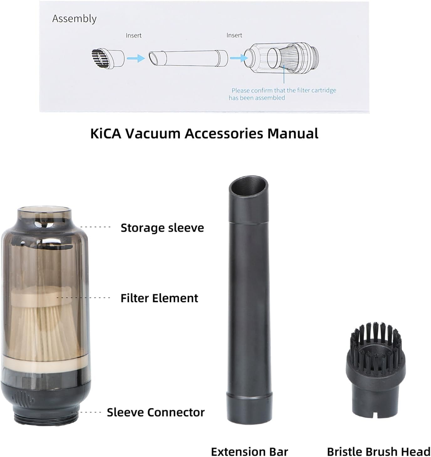 Kica Blower Vacuum Cleaner Attachment Accessory for Jet Fan 2/ Jet Fan 2S,Vacuum Cleaning,For Keyboard,Computer, Housecleaing,Etc,Suitable for Jetfan 2S/Jetfan 2 image number 2