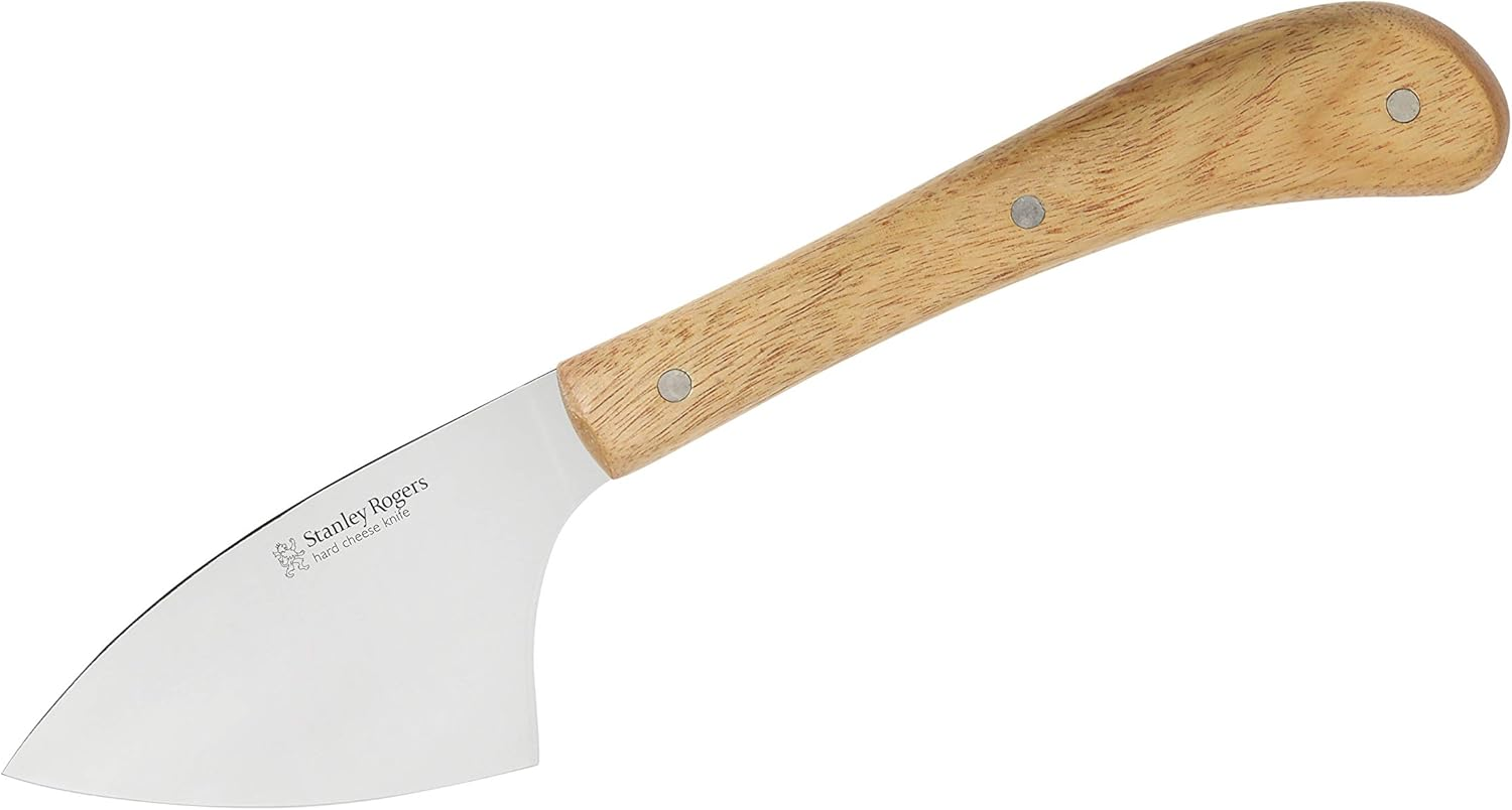Stanley Rogers 50764 Pistol Grip Acacia Hard Cheese Knife, Cheese Slicer with Wooden Handle, Cheese Cutter with Sharp Blade (Colour: Brown, Silver) image number 5