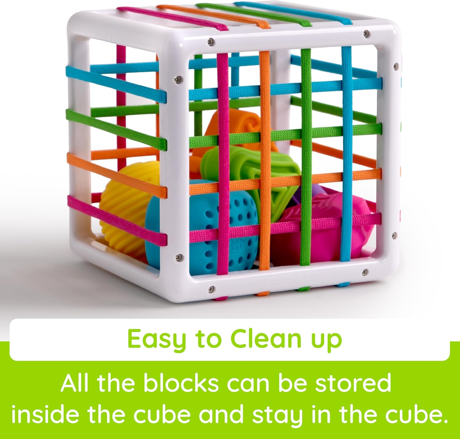 Fat Brain Toys Innybin Shape Learning Toys, Sensory Toys for Babies and Toddlers, Baby Toys Ages 10 Months+ image number 5