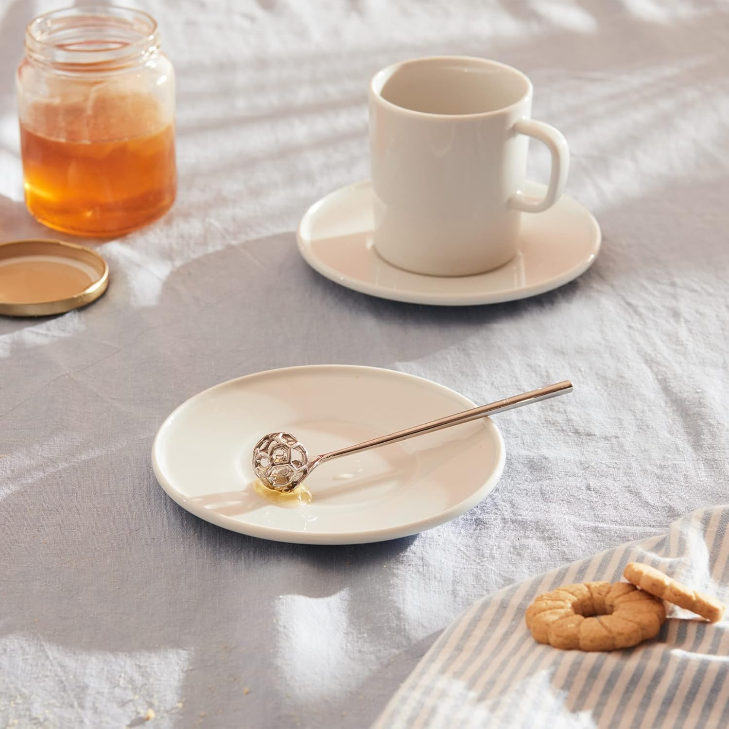 Alessi Acacia Honey Dipper in 18/10 Stainless Steel Mirror Polished, Silver image number 4