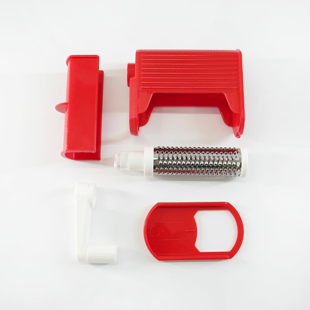 Rigamonti Plastic Hand Cheese Grater, Red image number 6