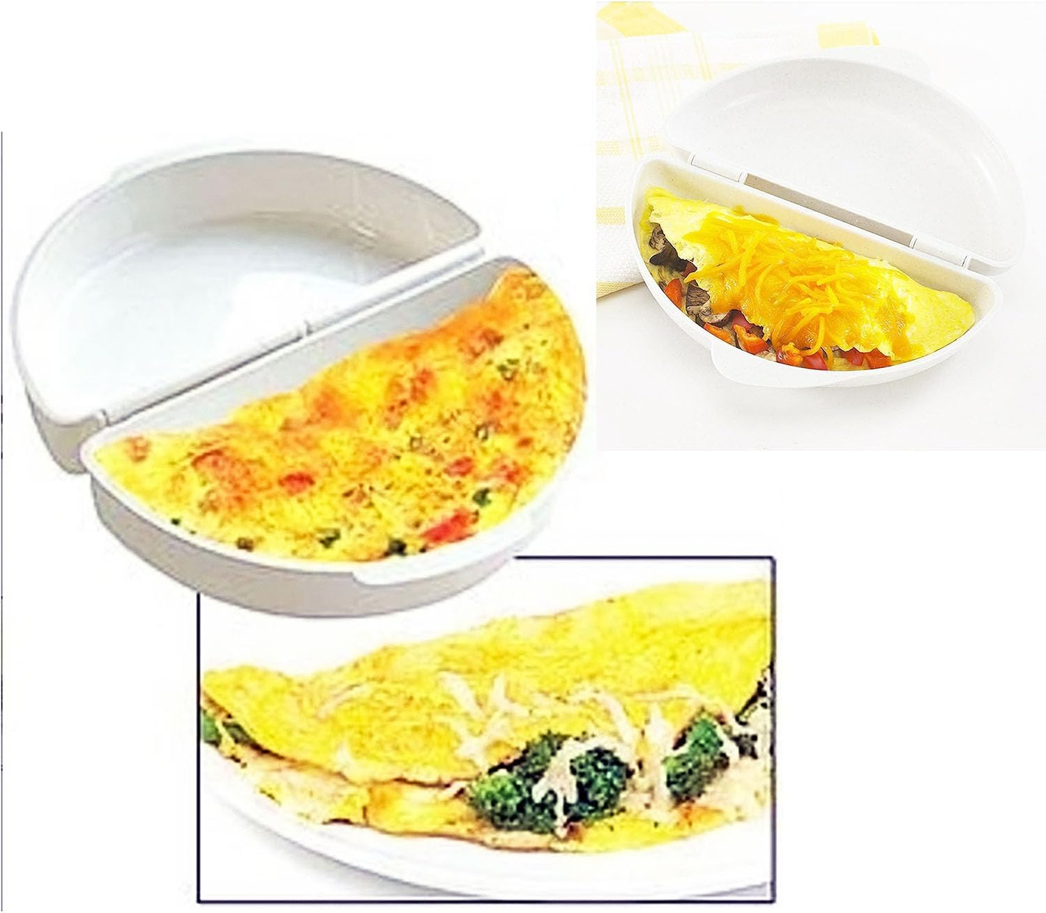 Paifeancodill Microwave Egg Omelette Pan Maker Microwavable Cooker, High-Heat Resistant Egg Poacher Cooker for Microwave, 2 Cavity Egg Poacher Set, Plastic Quick Egg Maker, Egg Poacher for Sandwiches image number 5
