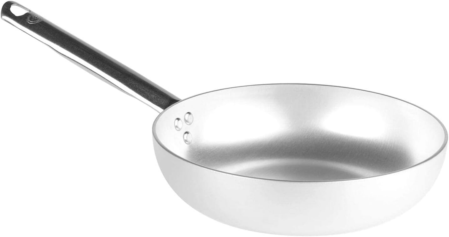 Pentole Agnelli ALMC111BC22 Line Cool Pan High Aluminium with 1 Handle 3 Mm Non-Stick Coating 22 Cm