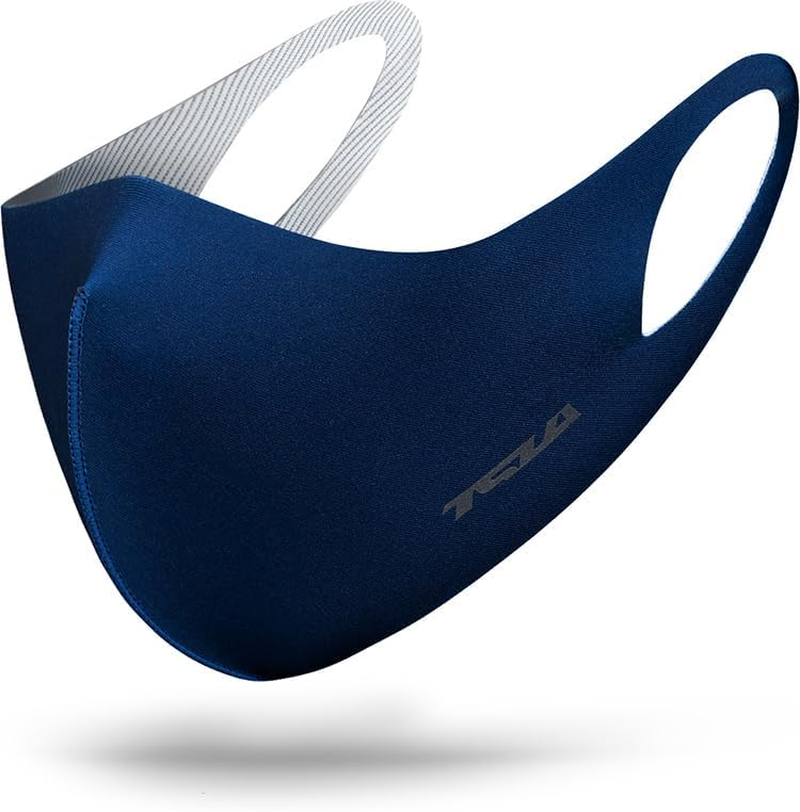 TSLA Men & Women'S Copper Infused Face Mask, Washable Reusable Face Masks, UPF 50+ Lightweight Breathable Mask, X-Large