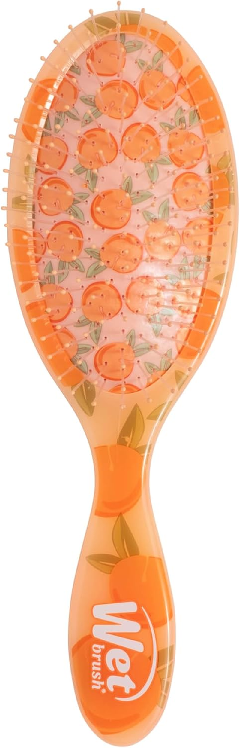 Wet Brush Original Detangler, Peach (Tutti Fruity), Ultra-Soft Intelliflex Bristles Glide through Tangles, Detagnling Hair Brush, All Hair Types (Wet & Dry), Women & Men, Limited Edition - Tutti Fruity Lemon image number 3