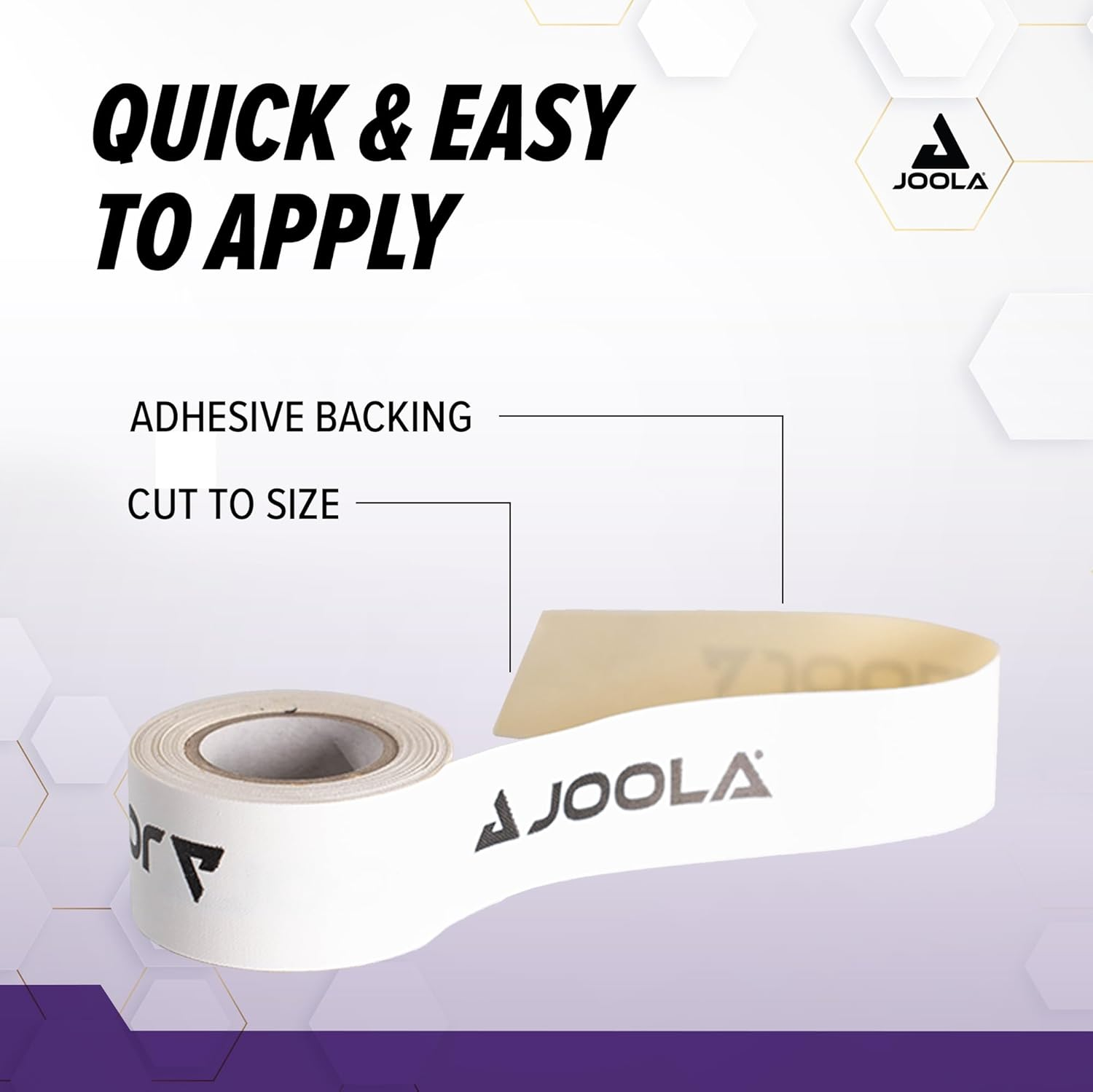 JOOLA Pickleball Paddle Edge Tape - Protects Edge Guard & Covers Lead Tape for Pickleball Paddles - Fits Any Brand & Most Sizes of Pickleball Rackets - 5 Meter Extra Long Roll for 6 Racquettes - 15Mm image number 5