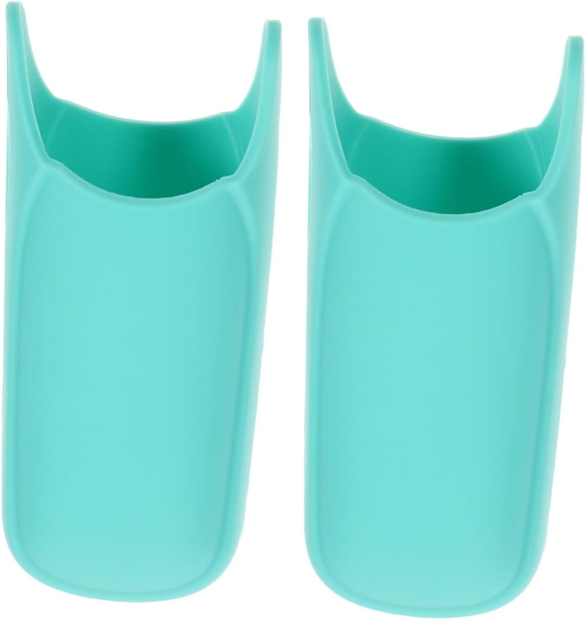 FOMIYES 3Pcs Hair Straightener Cover Hot Brush Styler Holder Silicone Iron Cover