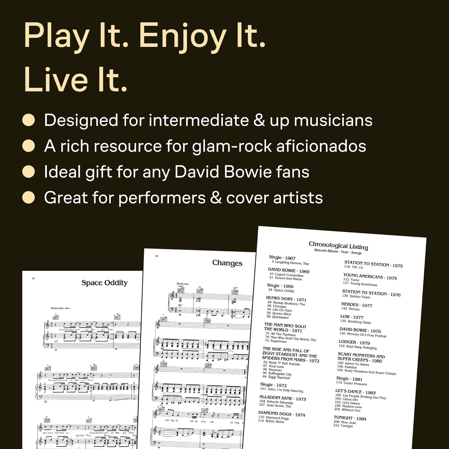 Hal Leonard David Bowie Anthology Songbook: Anthology of Songs from David Bowie for Piano-Vocal and Guitar image number 4