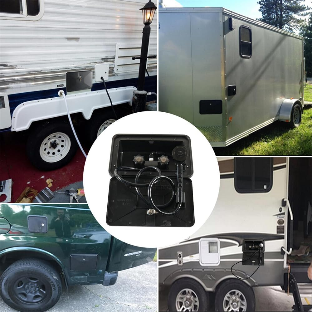 RV External Exterior Shower Box Kit for Boat Marine Camper Motorhome Caravan image number 3