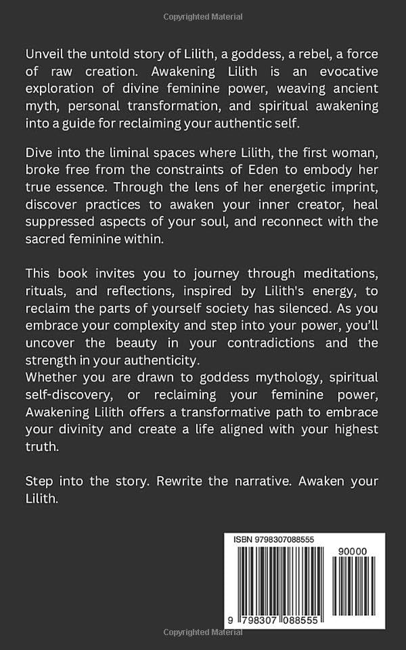 Awakening Lilith: a Transformative Guide to Feminine Power, Inner Strength, and Spiritual Healing image number 1