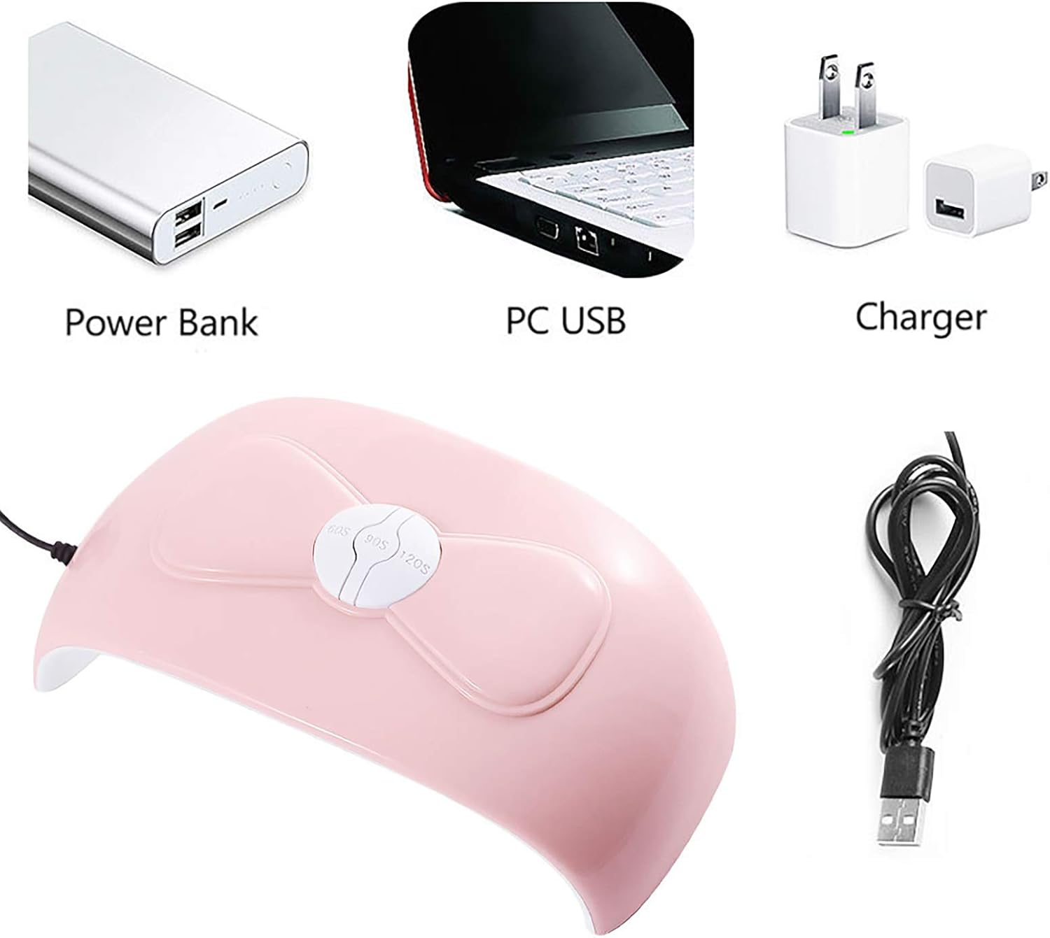 LED UV Lamp 54W Resin Curing Light, Jewellery Casting Kit, Gel Nail Polish, 3 Timer Setting, Auto Sensor, USB Powered image number 4