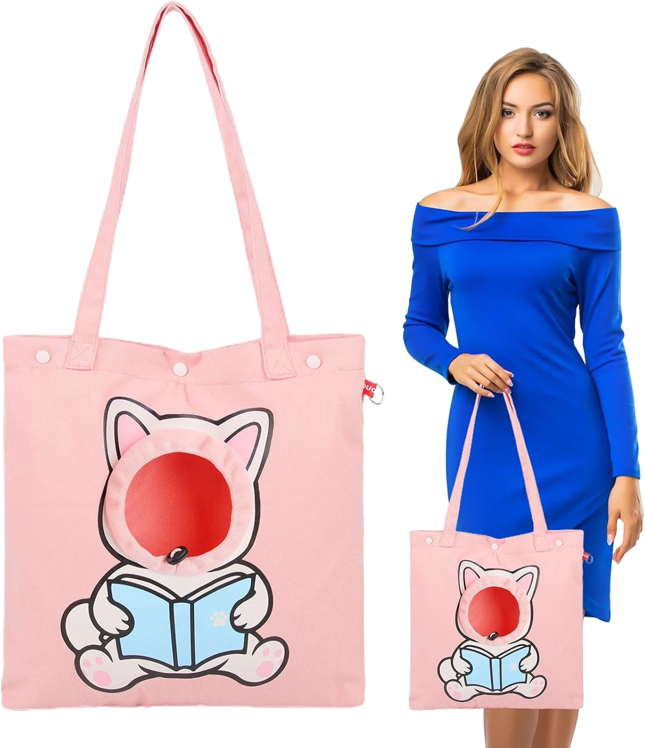 Pet Canvas Shoulder Carry Bag,Small Dog Carrier Sling - Pet Carrier for Small Dogs and Cats, Outdoor Dog Tote Bag for Shopping Camping