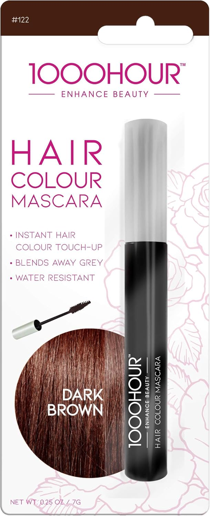 1000 HOUR Hair Mascara, Dark Brown, 7 G image number 1
