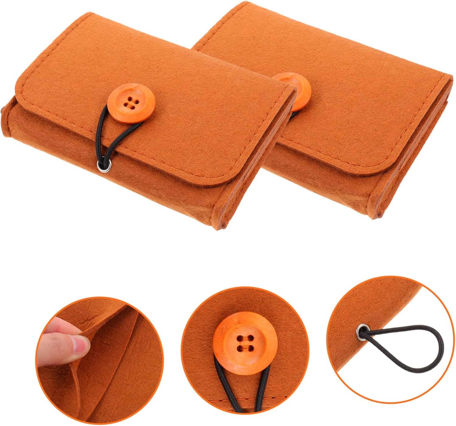 FOYTOKI 2Pcs Essential Oil Storage Bag Portable Diffuser Oil Aromatherapy Case Zipper Organizing Pouch Bag for Travel image number 6